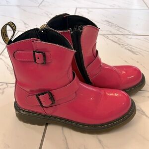 Girls pink Dr. Martens boots size 4
